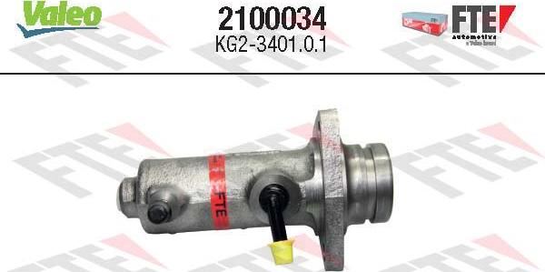VALEO 2100034 - Главный цилиндр, система сцепления abcparts.ee