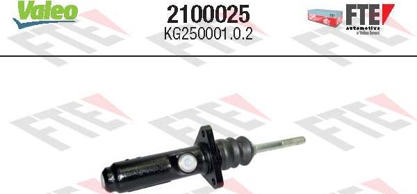 Valeo 2100025 - Главный цилиндр, система сцепления abcparts.ee