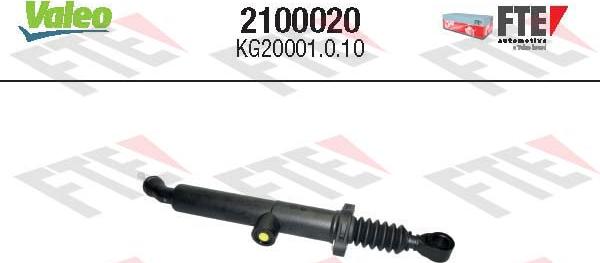 Valeo 2100020 - Главный цилиндр, система сцепления abcparts.ee