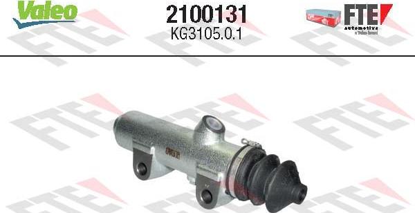 VALEO 2100131 - Главный цилиндр, система сцепления abcparts.ee