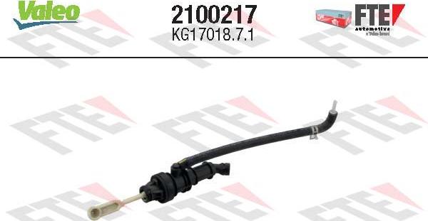 VALEO 2100217 - Главный цилиндр, система сцепления abcparts.ee