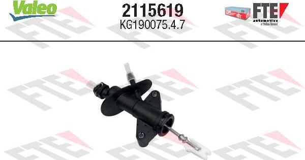 VALEO 2115619 - Главный цилиндр, система сцепления abcparts.ee