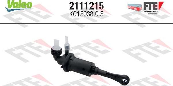 Valeo 2111215 - Главный цилиндр, система сцепления abcparts.ee