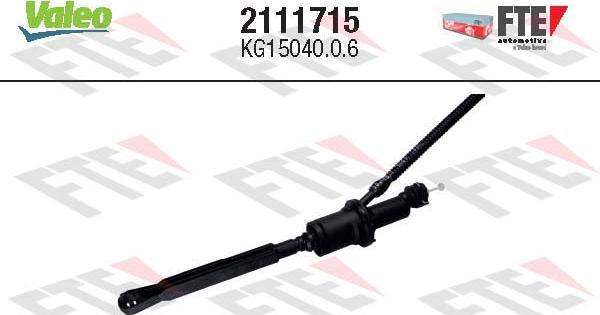 Valeo 2111715 - Главный цилиндр, система сцепления abcparts.ee