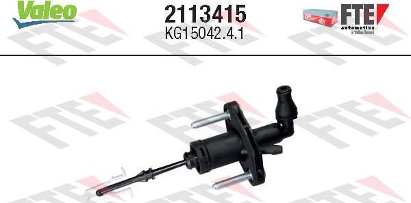 VALEO 2113415 - Главный цилиндр, система сцепления abcparts.ee
