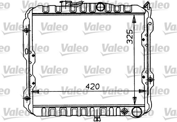 VALEO 730449 - Радиатор, охлаждение двигателя abcparts.ee