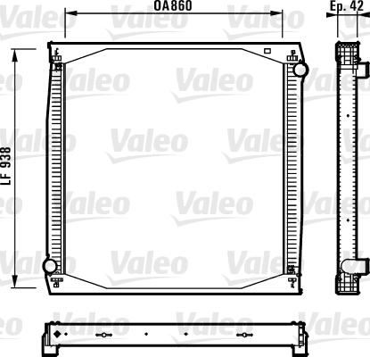 VALEO 730260 - Радиатор, охлаждение двигателя abcparts.ee