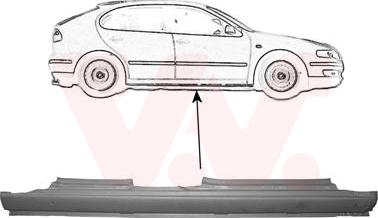 Van Wezel 4933104 - Подножка, накладка порога abcparts.ee