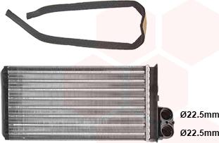 Van Wezel 40006233 - Теплообменник, отопление салона abcparts.ee