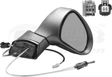 Van Wezel 4029804 - Наружное зеркало abcparts.ee