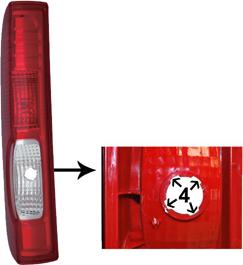 Van Wezel 4395931 - Задний фонарь abcparts.ee
