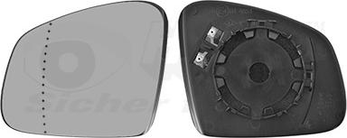 Van Wezel 4368837 - Зеркальное стекло, наружное зеркало abcparts.ee