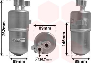 Van Wezel 4300D330 - Осушитель, кондиционер abcparts.ee
