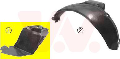 Van Wezel 4337433 - Обшивка колесной ниши abcparts.ee