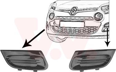 Van Wezel 4372599 - Решетка вентиляционная в бампере abcparts.ee