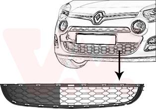 Van Wezel 4372590 - Решетка вентиляционная в бампере abcparts.ee