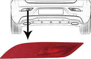Van Wezel 5909929 - Задний противотуманный фонарь abcparts.ee