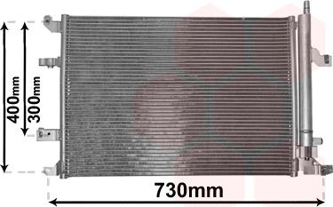 Van Wezel 59005138 - Конденсатор кондиционера abcparts.ee