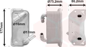 Van Wezel 59013704 - Масляный радиатор, двигательное масло abcparts.ee