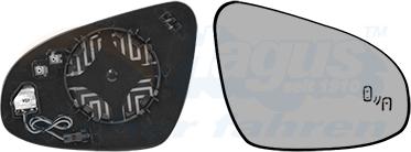 Van Wezel 5411836 - Зеркальное стекло, наружное зеркало abcparts.ee