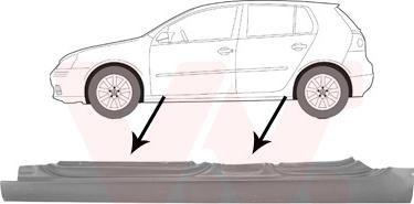Van Wezel 5894103 - Подножка, накладка порога abcparts.ee