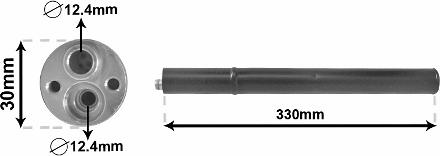 Van Wezel 5800D210 - Осушитель, кондиционер abcparts.ee