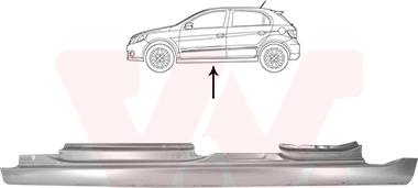 Van Wezel 5886103 - Подножка, накладка порога abcparts.ee