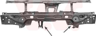 Van Wezel 5826668 - Супорт радиатора, передняя планка abcparts.ee