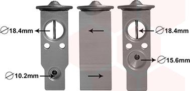 Van Wezel 53001638 - Расширительный клапан, кондиционер abcparts.ee
