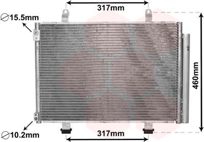 Van Wezel 52005133 - Конденсатор кондиционера abcparts.ee