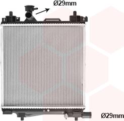 Van Wezel 52012707 - Радиатор, охлаждение двигателя abcparts.ee