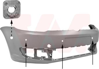 Van Wezel 5735576 - Буфер, бампер abcparts.ee