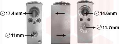 Van Wezel 09011201 - Расширительный клапан, кондиционер abcparts.ee