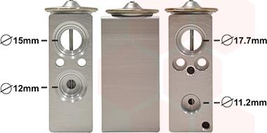 Van Wezel 09011703 - Расширительный клапан, кондиционер abcparts.ee