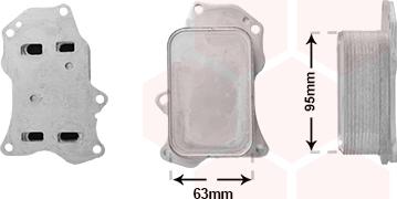 Van Wezel 09013710 - Масляный радиатор, двигательное масло abcparts.ee