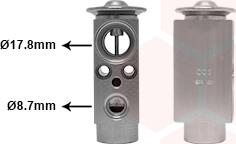 Van Wezel 06001362 - Расширительный клапан, кондиционер abcparts.ee
