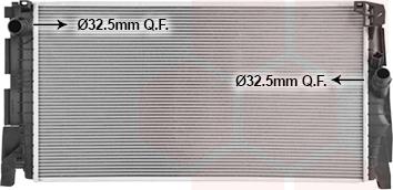 Van Wezel 06012774 - Радиатор, охлаждение двигателя abcparts.ee