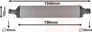Van Wezel 03014708 - Kompressoriõhu radiaator abcparts.ee