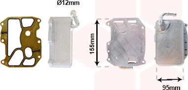 Van Wezel 03013702 - Масляный радиатор, двигательное масло abcparts.ee