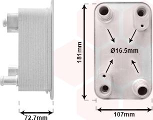 Van Wezel 03012707 - Радиатор, охлаждение двигателя abcparts.ee