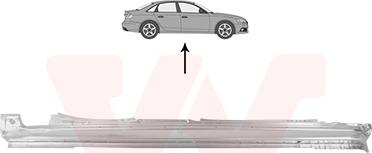 Van Wezel 0326104 - Подножка, накладка порога abcparts.ee