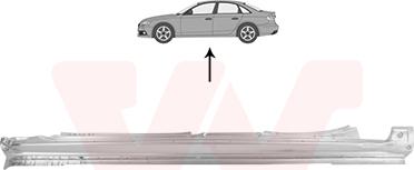 Van Wezel 0326103 - Подножка, накладка порога abcparts.ee