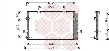 Van Wezel 02005078 - Конденсатор кондиционера abcparts.ee