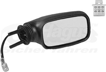 Van Wezel 0210808 - Наружное зеркало abcparts.ee