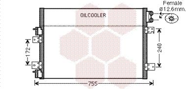 Van Wezel 07005113 - Конденсатор кондиционера abcparts.ee