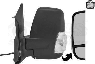 Van Wezel 1991801 - Наружное зеркало abcparts.ee