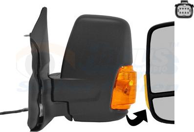 Van Wezel 1991807 - Наружное зеркало abcparts.ee