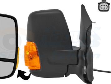 Van Wezel 1991818 - Наружное зеркало abcparts.ee