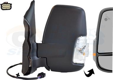 Van Wezel 1992825 - Наружное зеркало abcparts.ee