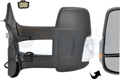 Van Wezel 1992821 - Наружное зеркало abcparts.ee